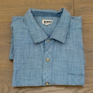 1901 Trim Fit Denim Style Shirt